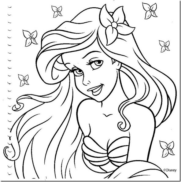 Desenhos para colorir princesas