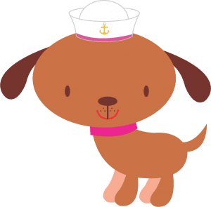 Marinheira Cute - Mascote Cão