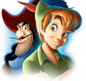 Peter Pan - Peter Pan e Capitão Gancho 