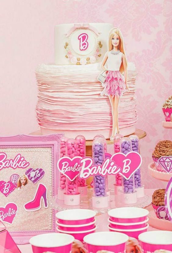 Idéias de Bolo Decorado da Barbie