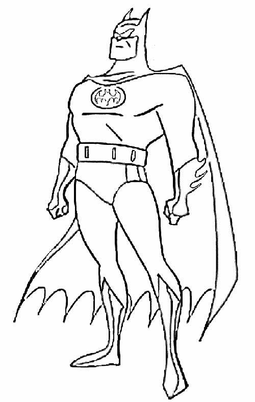 Desenho de Super Heróis para Colorir