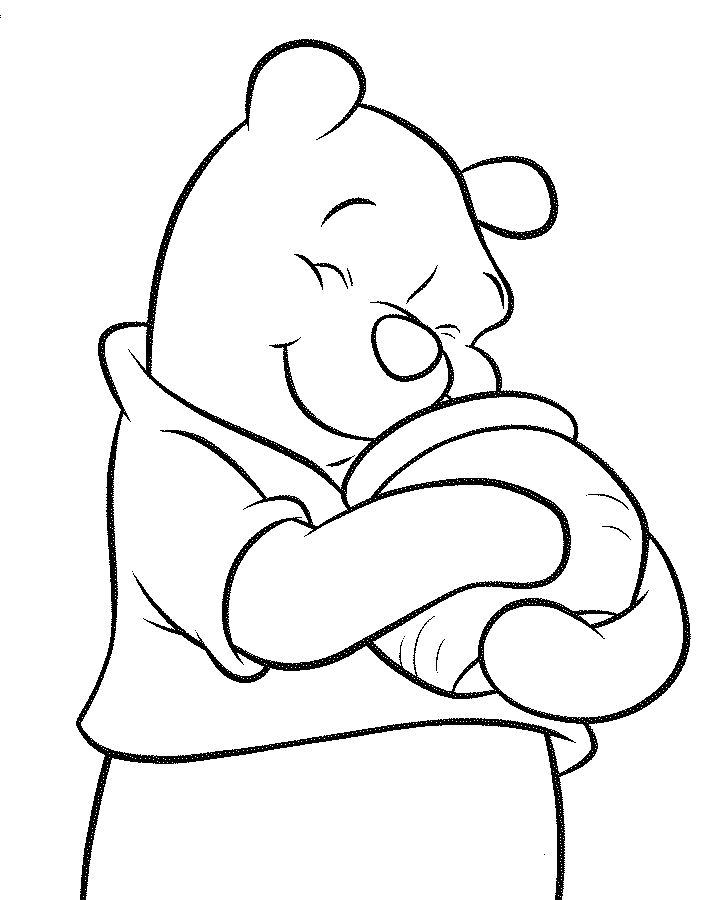 Ursinho Pooh - Desenhos para colorir
