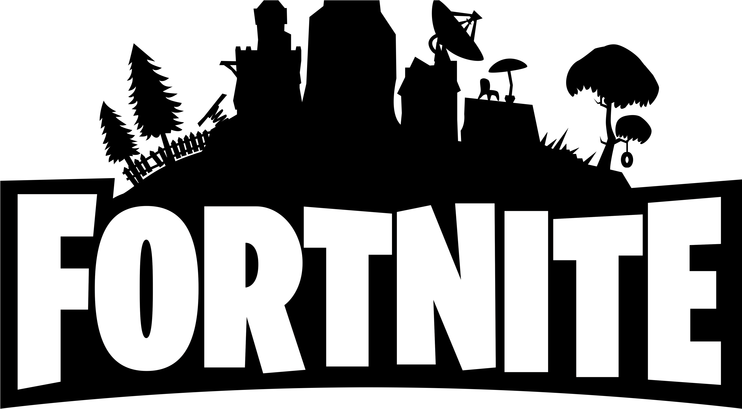 Imagens de fundo Transparente - Logo FORTNITE PNG