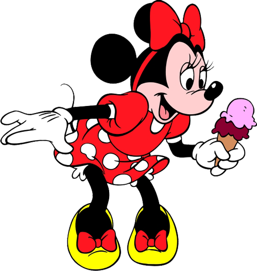 Imagens Mickey PNG - Minnie Mouse Ice Cream PNG Transparente!