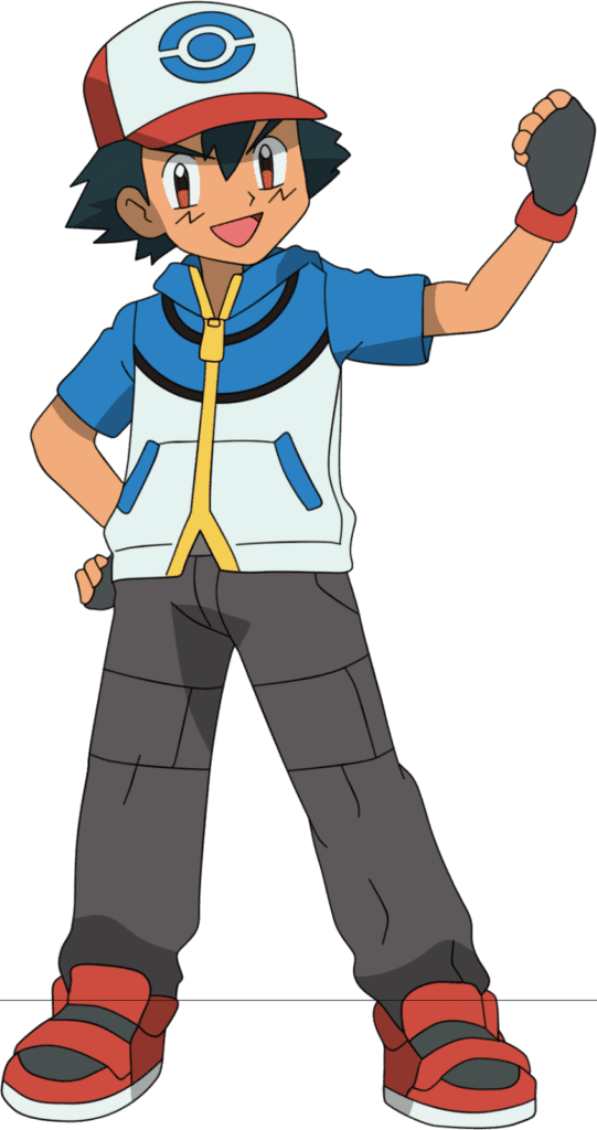 Ash Vencedor Pokémon PNG