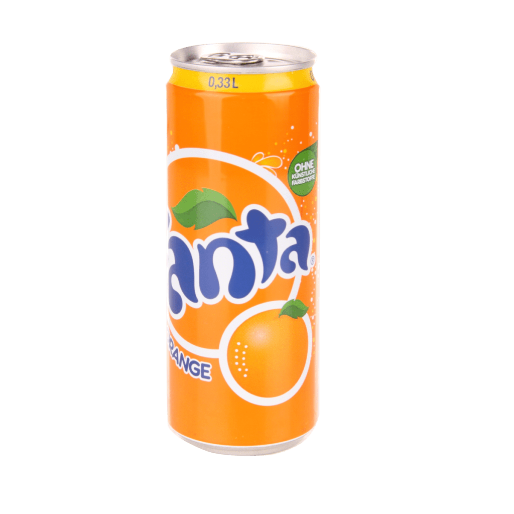 Foto de Lata Fanta Laranja PNG com fundo transparente para baixar grátis