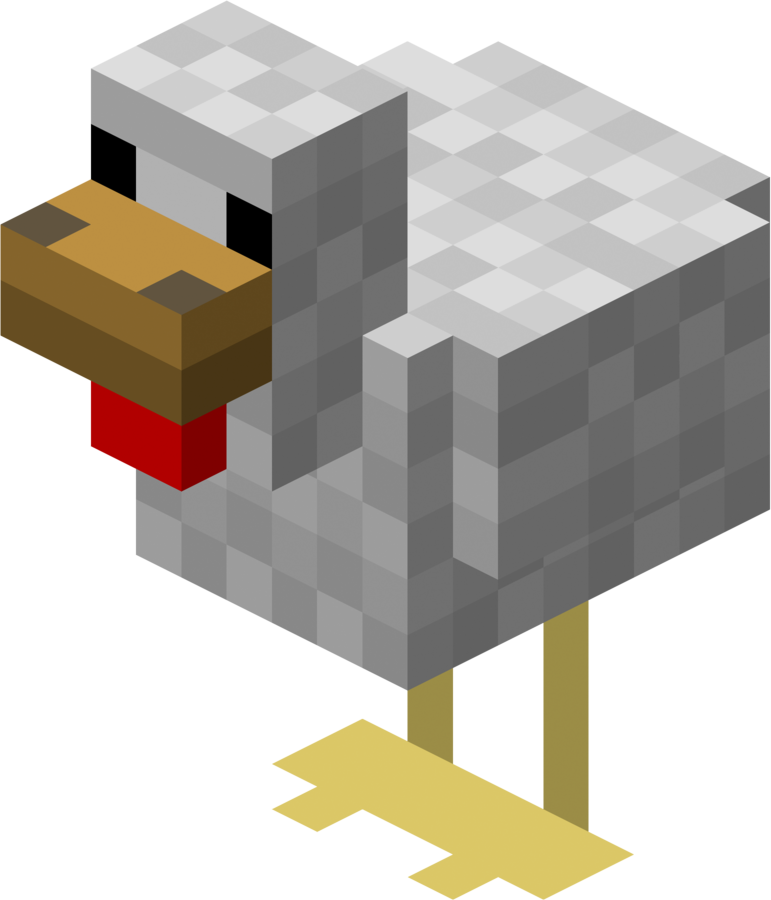 Galinha Minecraft PNG - Só as melhores imagens minecraft png!