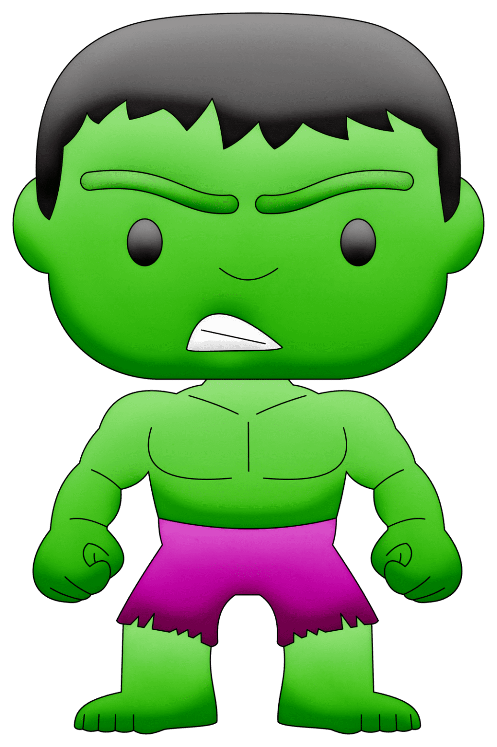 Hulk Cute PNG COM FUNDO TRANSPARENTE para baixar grátis!
