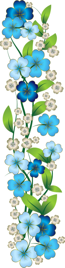 Ilustração Flor Azul PNG - flores fundo png - Imagens PNG GRÁTIS!