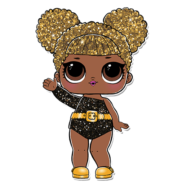 LOL PNG Queen Bee Glitter - Lol Serie Glitter com fundo transparente