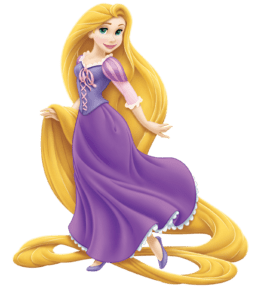 Rapunzel com Fundo Transparente