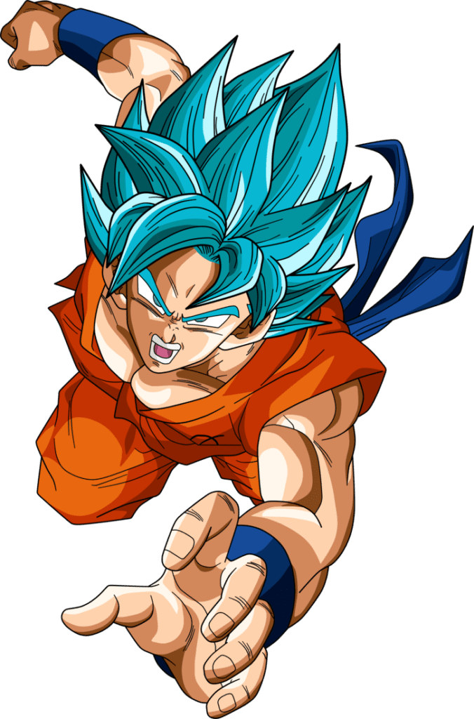 Goku Azul PNG - Imagem de Goku Azul PNG em Alta Resolução