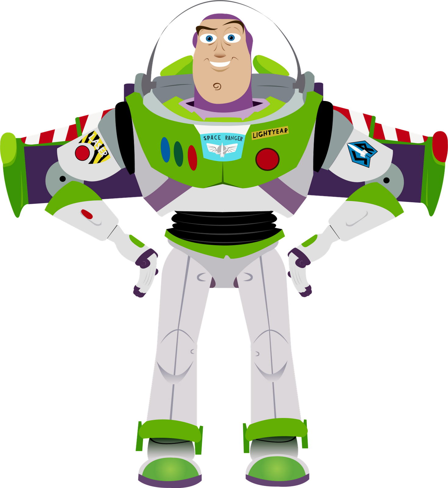 Ilustração Disney Buzz Lightyear Toy Story PNG transparente grátis