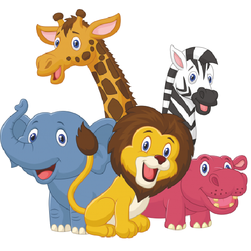 Imagem Animais Safari PNG - Animais Safari png com fundo transparente