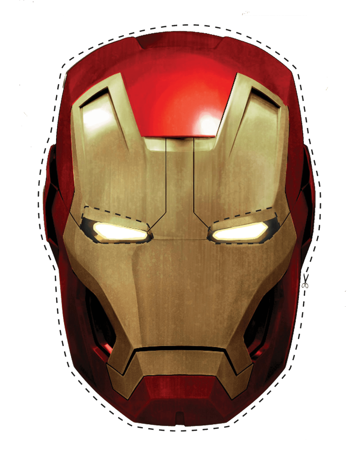 Máscara Homem de Ferro PNG - Iron Man PNG para baixar grátis!