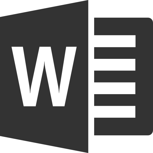 Black Word PNG - 75 Imagens do Logo Word Office em PNG