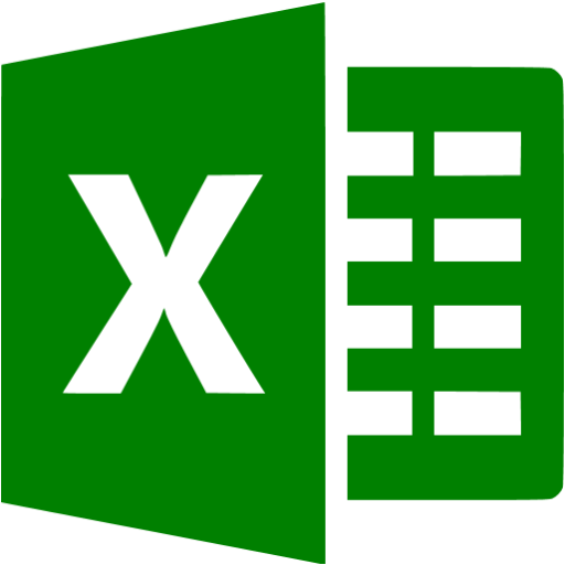 Ilustração Logo Excel PNG com fundo transparente para baixar grátis