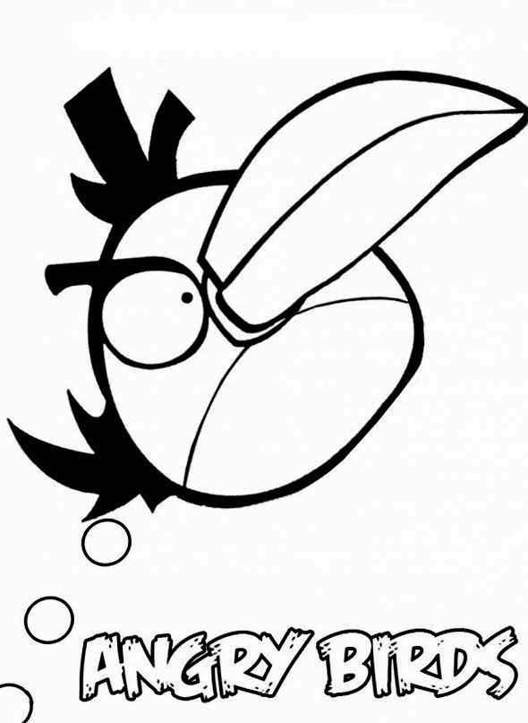 Desenhos para Colorir - Todos os passáros – Angry Birds